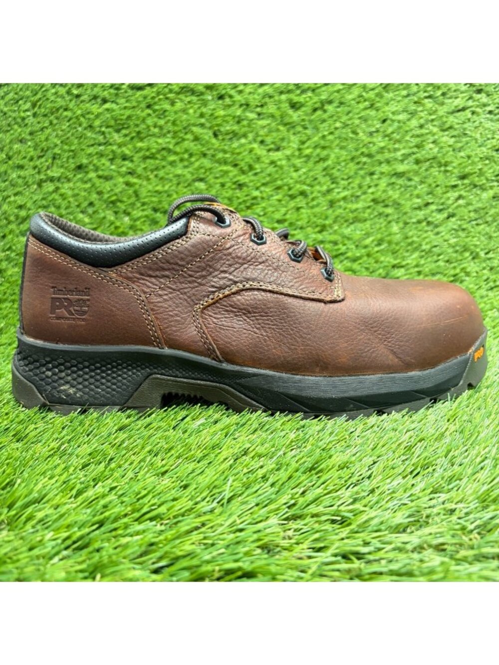 Timberland Pro Titan EV Mens Size 11E Brown Composite Toe Work Oxford Shoes